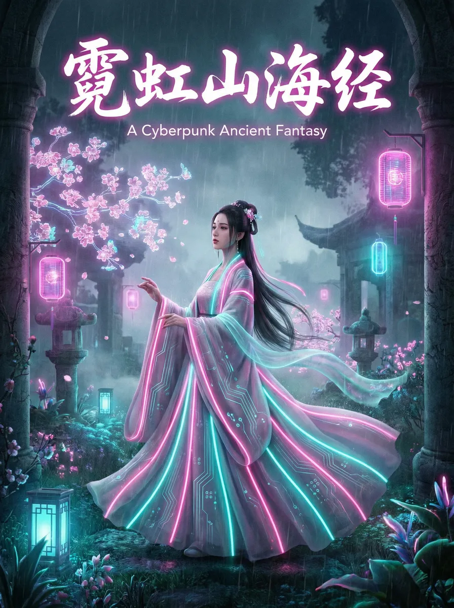 厨房玩朋友娇妻中文字幕 古风奇缘短剧 - 霓虹山海经海报